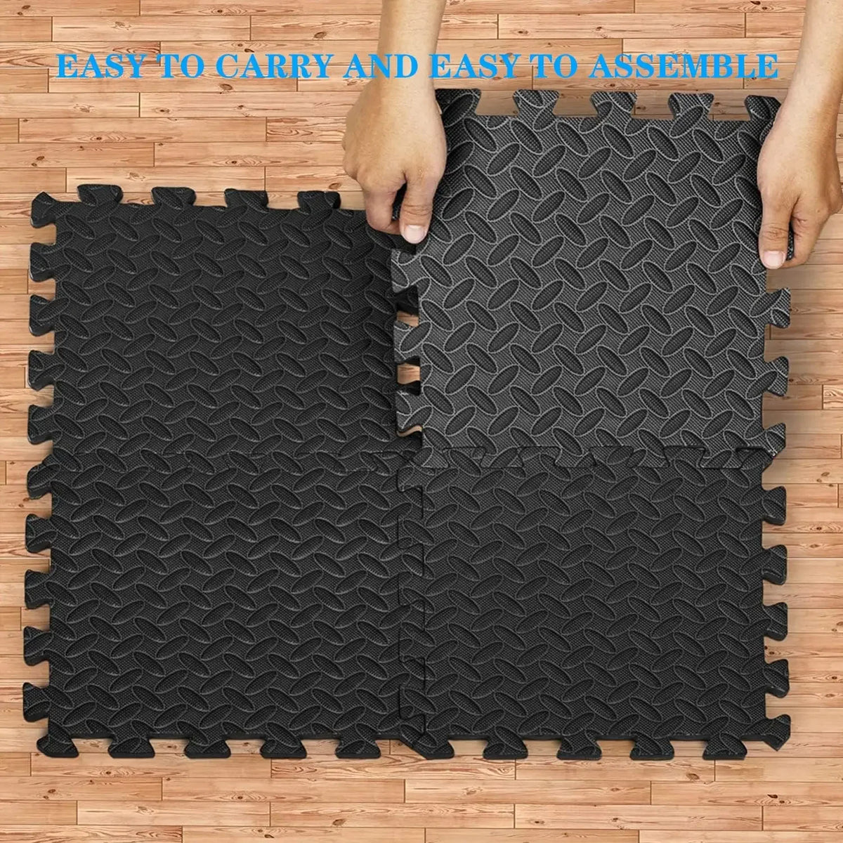 4/8/16PCS Interlocking EVA Foam Floor Mats Anti-Slip Protective Tiles for Home Gym Garage Workout Flooring Pad