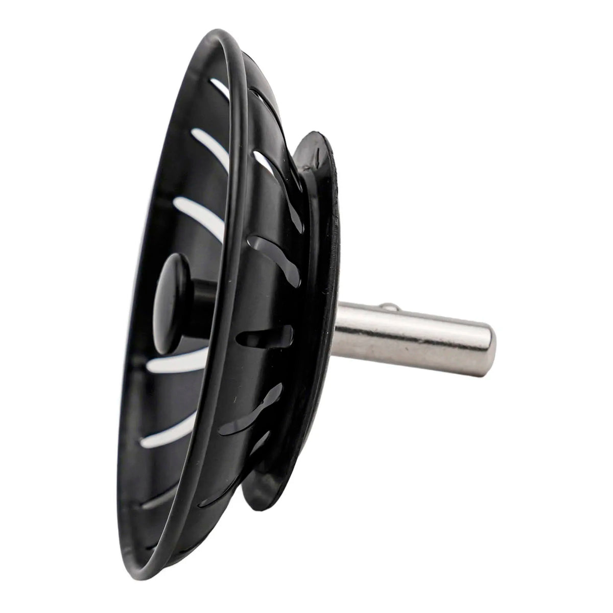 Kitchen Sink Strainer Stopper Stainless Steel Black Kitchen Basin Sink Strain Drainer Replacement Drain Waste Filter Floor Drain