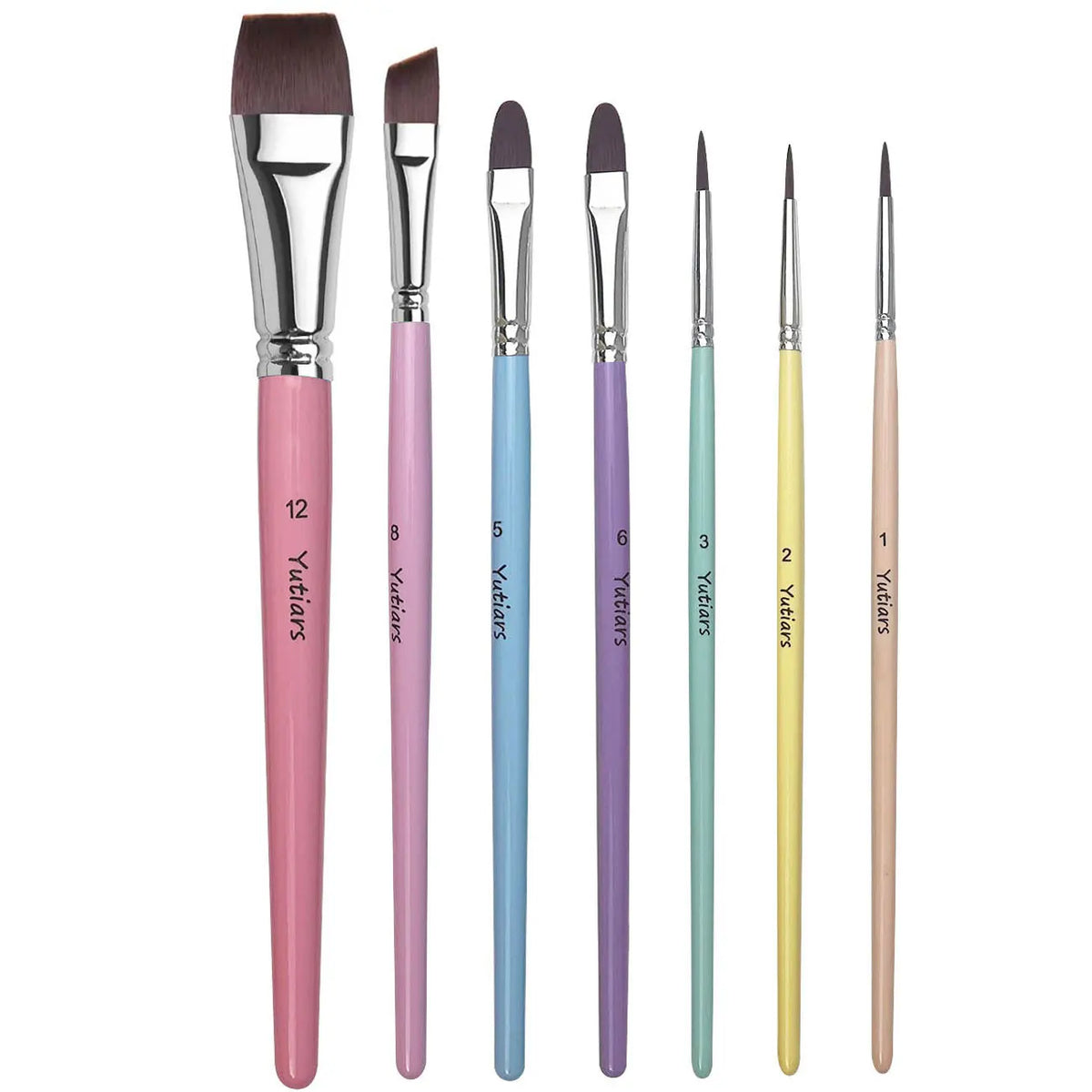 10Pcs Face Brush ，3pcs Finger Sponge Case Daubers Foam and 6pcs Paint Sponges for Oil Acrylics Watercolor Rock Canvas Painting