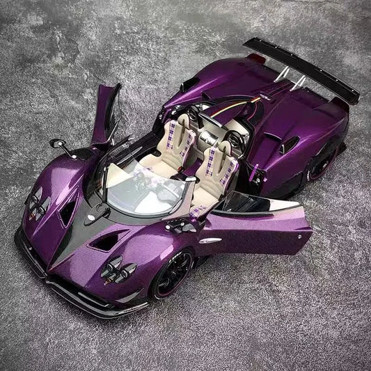 1:24 Pagani Zonda HP Barchetta Alloy Concept Sports Car Model Diecasts Metal Racing Vehicles Car Model Sound Light Kids Toy Gift