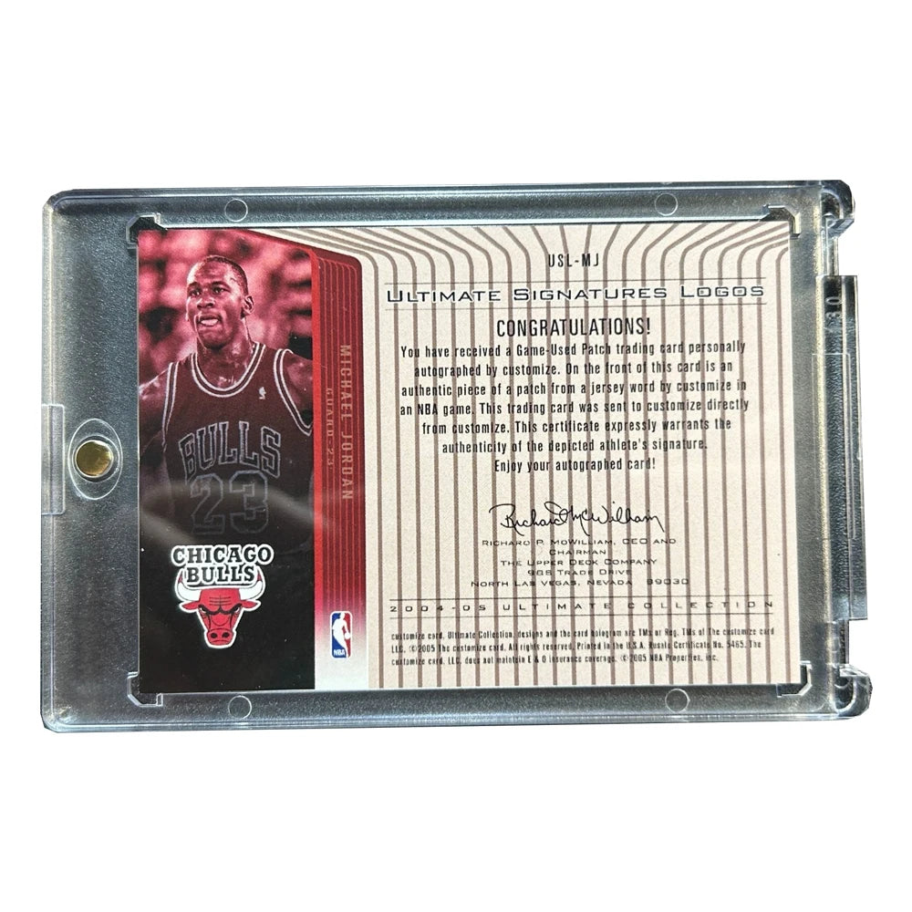 PANINI DIY homemade Kobe McGrady Iverson Carter Jordan logoman Patch signature collectible card brick Basketball holiday gift
