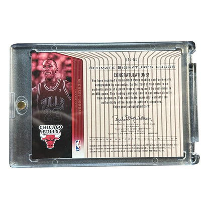 PANINI DIY homemade Kobe McGrady Iverson Carter Jordan logoman Patch signature collectible card brick Basketball holiday gift