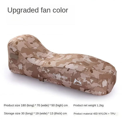 One Click Automatic Inflatable Lounge Chair, Lightweight Inflatable Sofa for Travel - USB Rechargeable, Outdoor Camping Sofa Bed