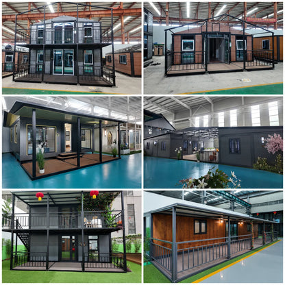 Factory Price Ready Made 3 Bedroom Prefabricated House Prefab Modular Homes Expandable Container House Tiny Houses