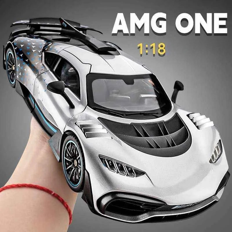 Simulation 1:18 Benzs AMG ONE Super Car Model Dieacst Toy Vehicle Collectibles Birthday Gifts Man Boy Miniature Voiture