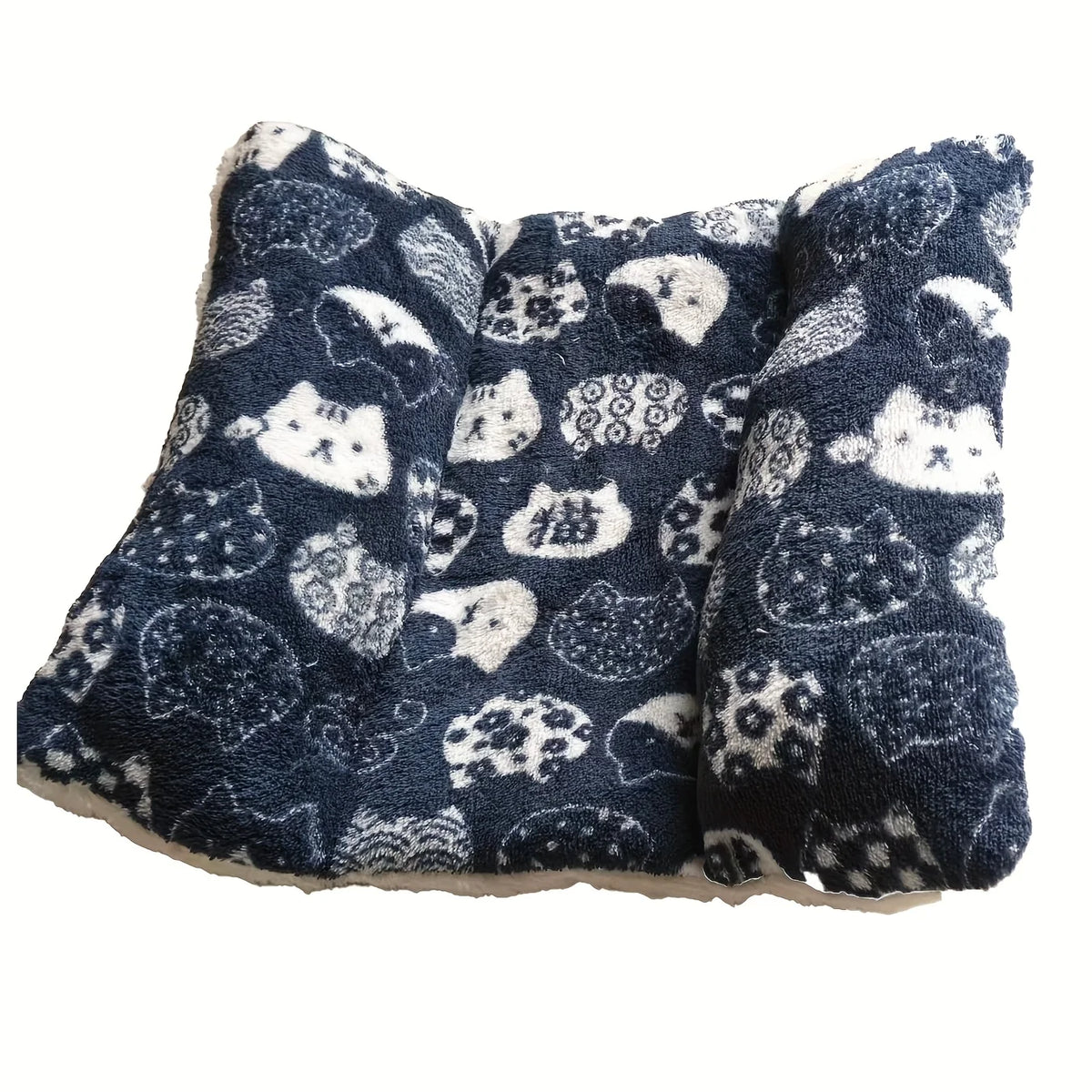 Rabbit Bed - Thick and Soft Concave-Shaped Rabbit Bed, Pillow-Style Soft Cushion, with Recliner-Style Pillow, Suitable for Indoor Rabbits in Cages, Gift for Sleeping, Gray Star Pattern