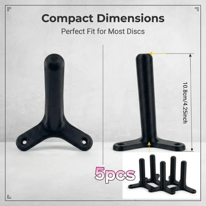 5-Piece Wall Mounted Bracket Suitable for 125mm Angle Grinder | Compact Tool Storage Grinder Bracket for Garage Workshop