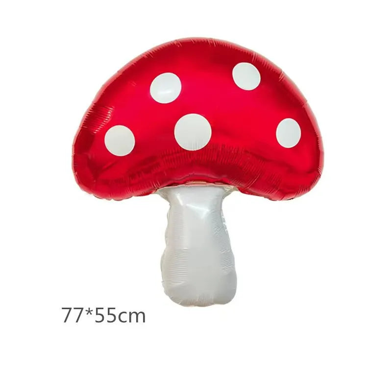 Red Blue Green Yellow Mushroom Star Balloons for Cartoon Video Game Super Bros Balloon Birthday Inspired Party Decoration