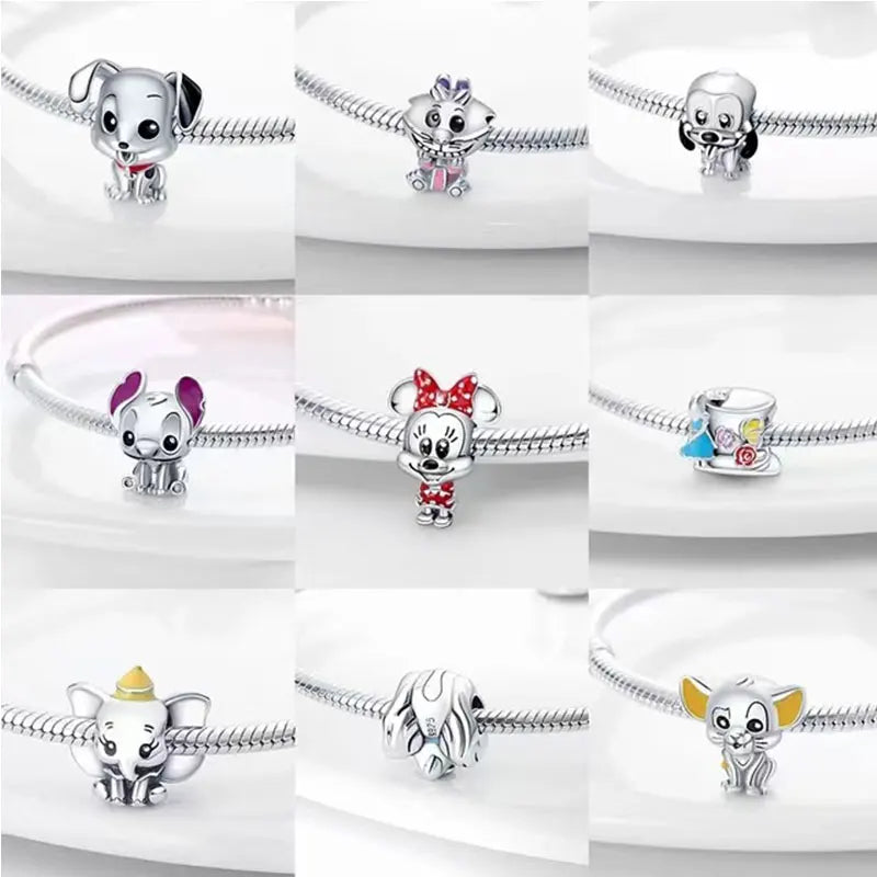 Hot selling 925 sterling silver Disney cartoon wizard charm bead pendant, suitable for original DIY bracelet, women's birthday