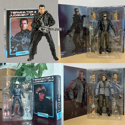 Figure Terminator 2 Judgment Day T800 Sarah Connor T-800 Arnold Schwarzenegger Commando Action Figure Model Collectible Toy