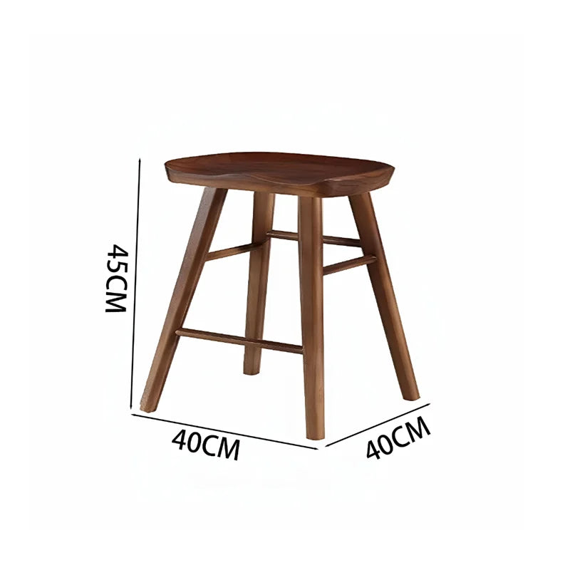Nordic Bar Chair, Bar Stool, Solid Wood Home Chair, High Stool, Mobile Phone Store Stool, Modern Minimalist Bar Chair, Bar Stool