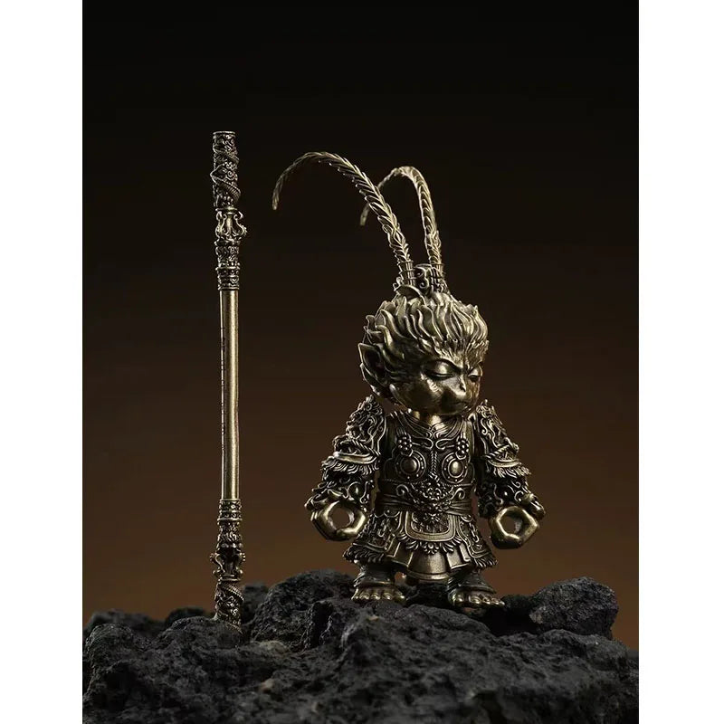 Original Logo 2026 Black Myth: Monkey King People Of Destiny Gold Armor Version Removable Magnetic Attachment Figurine Ornaments