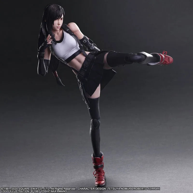 New Anime Game Tifa Lockhart Figurine Figure PVC Model Toys Doll Ornament Fans Gifts