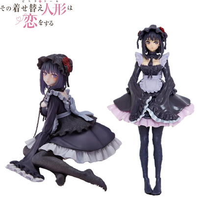 2 Kinds My Dress-Up Darling Anime Figure Black Maid Outfit Kitagawa Marin Action Figure Shizuku Kuroe Figurine Collection Model