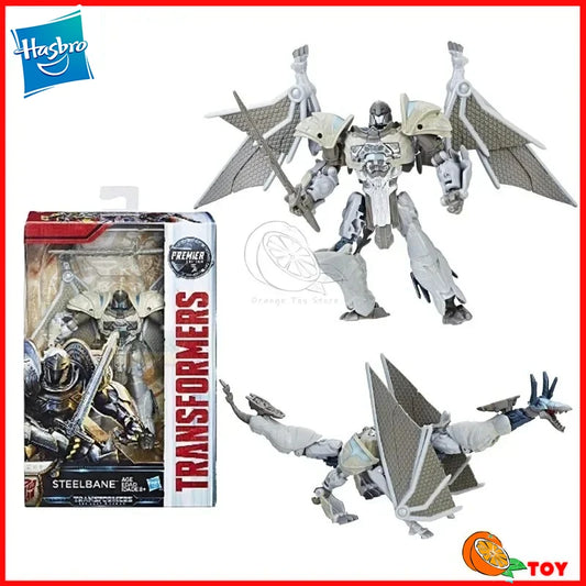 In Stock Hasbro Transformers Toys Transformers: The Last Knight TLK Class D Steelbane Model Robot Collection Action Figure