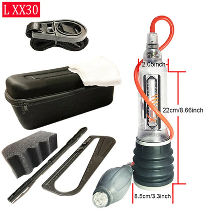 Male Penis Pump Water Vacuum Pump For Men Penis Enlargement Pump Dick Extender Cock Exercises Pump Glans Trainer Adults Sex Toys