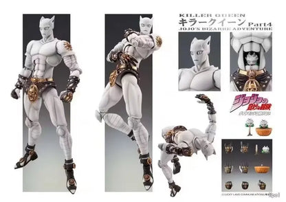22 TYPES Anime jojo bizarre adventure Kujo Jotaro Dio Brando Diavolo Bruno Bucciarati Leone Abbacchio Jolyne Cujoh Action Figure