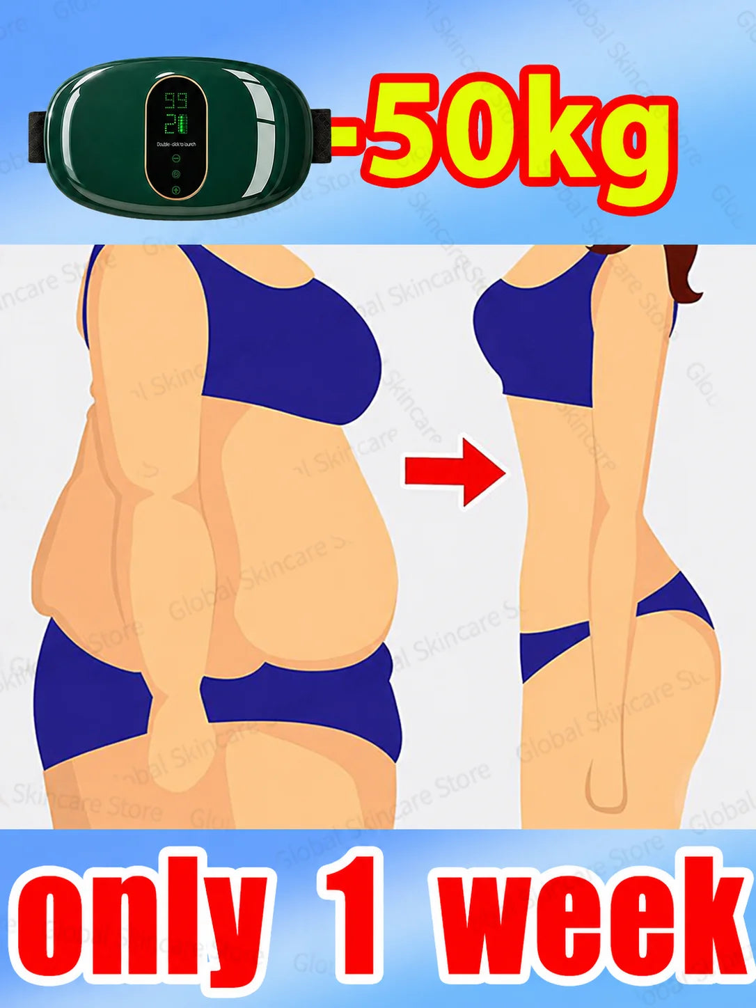 Slimming Body Machine Abdominal Massager Waist Massager Waist Massager Slimming Belt With Heat And Vibration