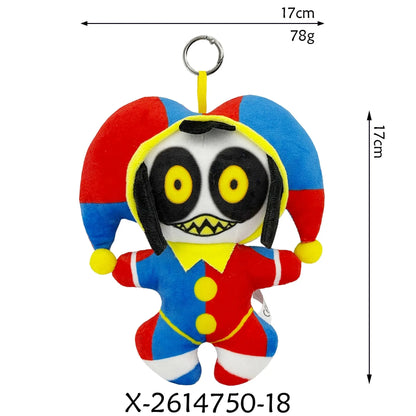 New Styles The Amazing Digital Circus Pomni Jax Plush Toy Anime Cute Theater Rabbit Doll Cartoon Clown Christmas Kids Gifts