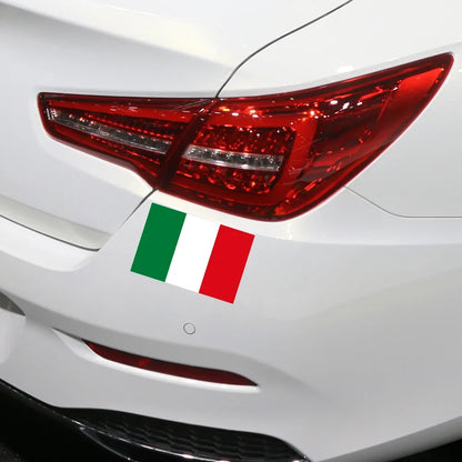 Italian Flag Car Sticker Car Window B Pillar Vinyl Decal Motorcycle Auto Accessories For Alfa Romeo Lancia Fiat Ferrari Maserati