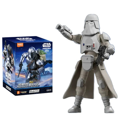 BLOKEES Star Wars Series Brick Figures Beyond Edition The Mandalorian and Grogu Imperial Stormtrooper Assembled Model Toy Gift