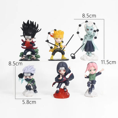 Anime Naruto Blind Box Model Figure 1-12 pcs NARUTO Ninkai Taisen Series Figurine PVC Desktop Collectible Toy Doll Birthday Gift