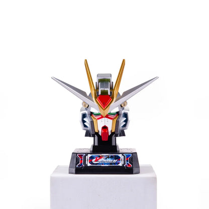 In Stock Head Sculpt Rechargeable Glowing Breath Light Exia Strike Freedom Car Ornament Desktop Display Trendy Collectible Decor