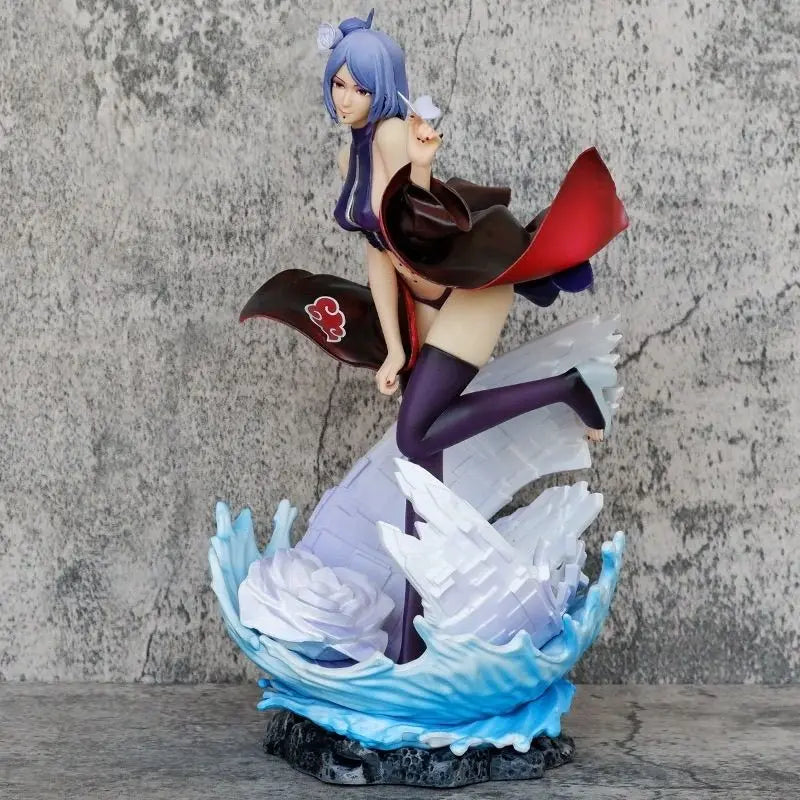 Bandai Banpresto NARUTO Konan Peripheral Ornaments GkXiao Organization Series Pixiv Trendy Play Anime Figure Model Decoration