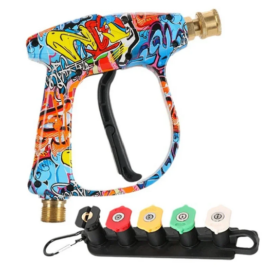 AT02-Pressure Washer Water Gun For Car Cleaning Hose Connector For Karcher Nilfisk Parkside  Quick Connector Nozzles