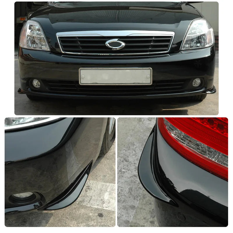 2/4PCS Universal Front Rear Bumper Corner Protector Guard Car Anti-collision Protection Decoration Strip Car Protect Accessories