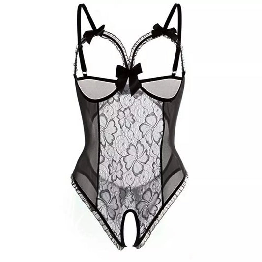 Sexy Lingerie Woman Porno Lingerie For Sex Open Crotch Erotic Underwear Babydoll Plus Size Mujer Lace Costume Sexi Apparel