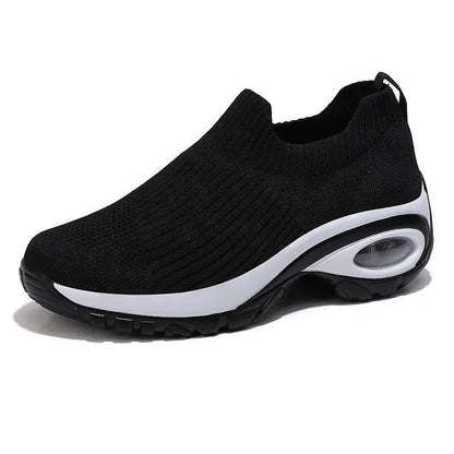 2024 Summer New Women Fashion Casual Sport Shoes Wedge Platform Sneakers Ladies Breathable Vulcanized Shoes