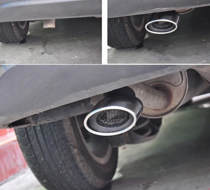Stainless Steel Car Exhaust Muffler Tip Pipes Covers For Peugeot RCZ 206 207 208 301 307 308 406 407 408 508 2008 3008-6008