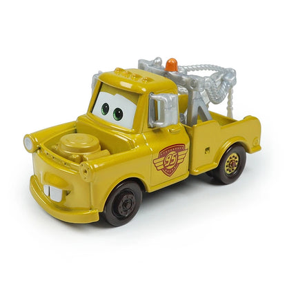 Cartoon Pixar Cars Mater 1/55 Metal Die Casting Model Car Alloy Material Anime Figure Collectibles Racing Toys Birthday Gifts