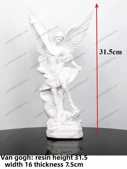 Archangel Michael St. Michael Sculpture Ornament Home Decoration Resin Crafts Statue Ornament