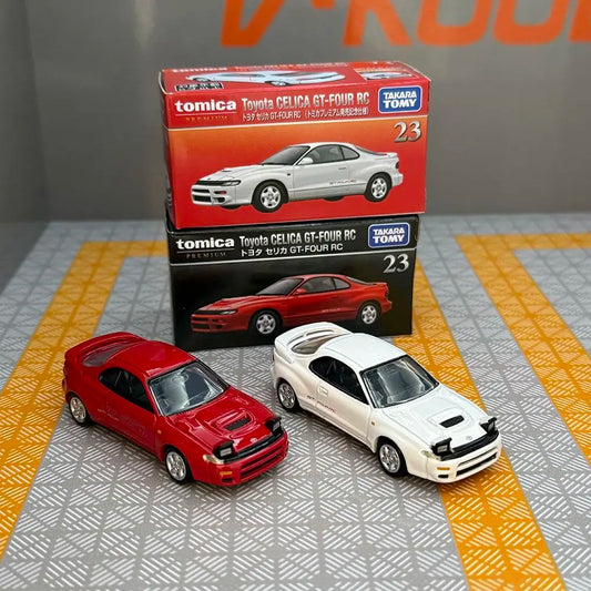 Original Takara Tomy Tomica Premium Series TP23 Toyota Celica Gt-Four RC Transport Team Alloy Car Model Collection Car Toys