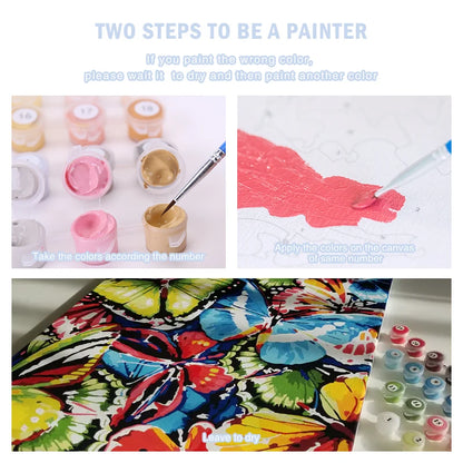 Photo Custom DIY Painting By Numbers Digital Oil Painting For Beginners Coloring By Numbers HandPainted Valentine's Day Present