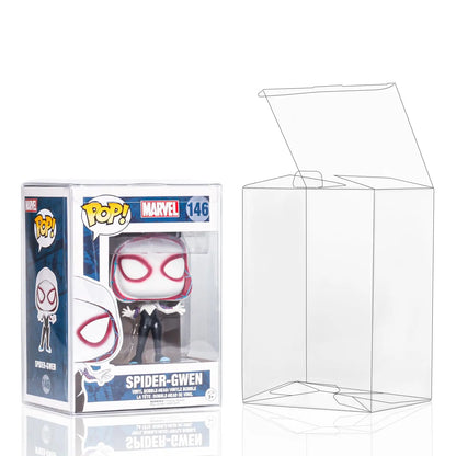 Protectors Case for Funko- 4" Inch Pop Vinyl Figures, Crystal Clear Protectors,Heavy Duty Display Box for Vinyl Figures Storage