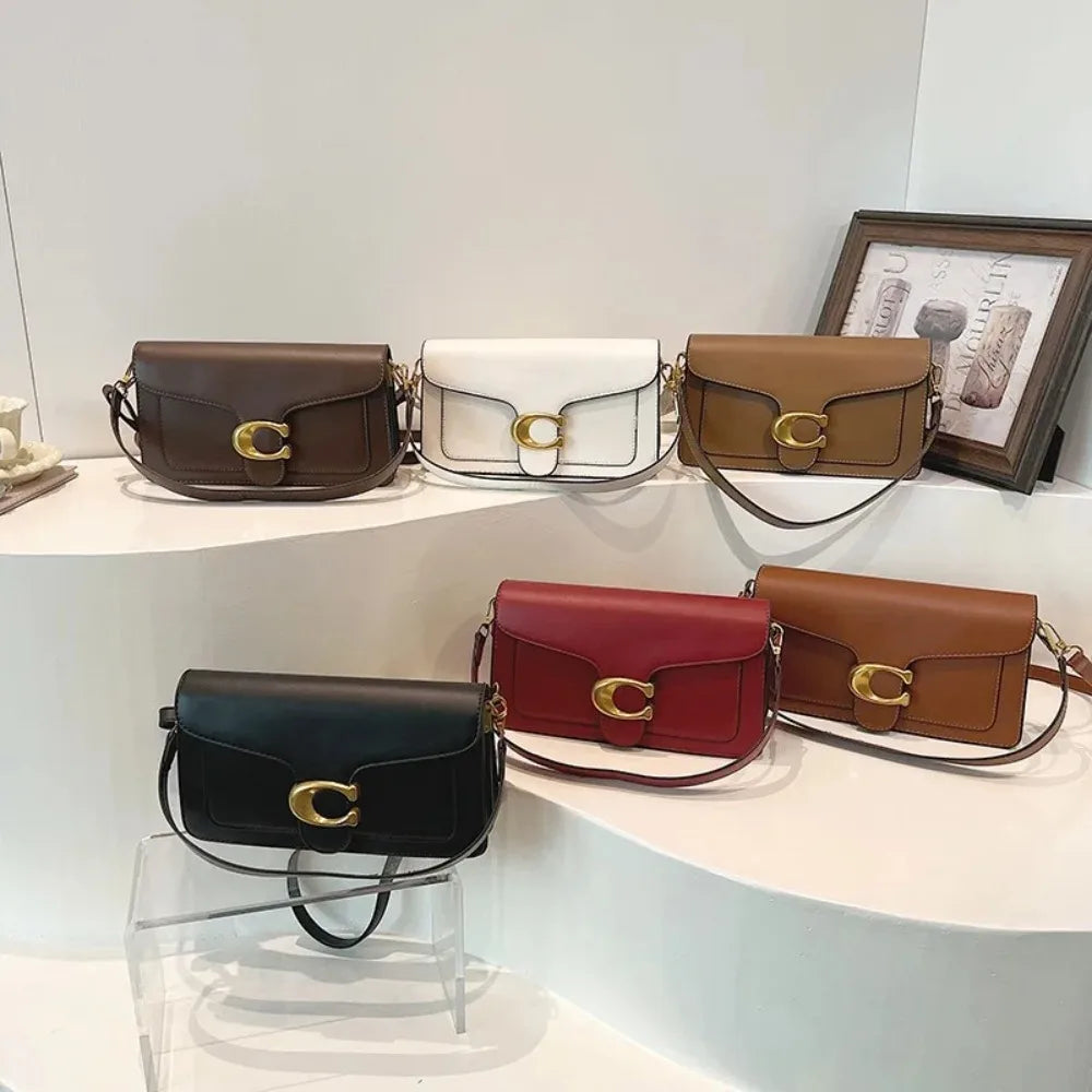 New Women's Small Square Bag, High-Quality Solid Color Multifunctional Shoulder Bag, Crossbody Bag, Daily Commuting Handbag