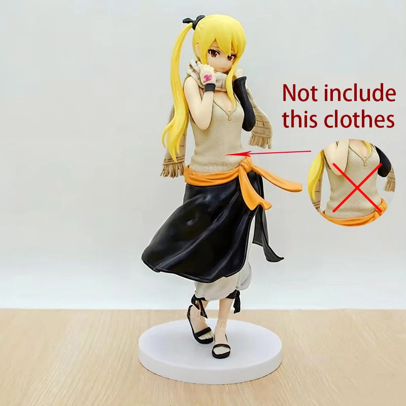 FAIRY TAIL Lucy Heartfilia Anime Girl Figure Erza Scarlet/Natsu Dragneel/Mirajane Strauss Action Figure Model Doll Toys Gifts