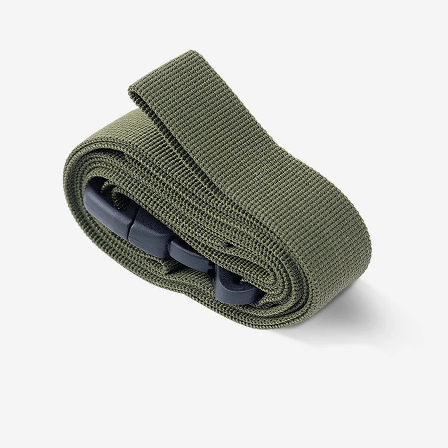 Heavy-Duty Outdoor Camping Luggage Straps - Adjustable Double Safety Buckle Luggage Packing Belt Bundling Rope of Cargoes