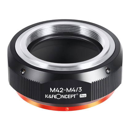 K&F CONCEPT Camera Lens Adapter for M42 Mount Lens to Sony E NEX Canon EF EOS R EOS M Nikon F Z Fujifilm FX M4/3 Leica SR Camera