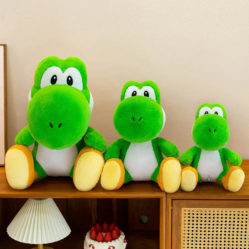 2026 New Red 30cm Cartoon Cute Yoshi Plush Toy Doll Yoshi Dinosaur Plush Soft Fill Toy Pillow Birthday Gift