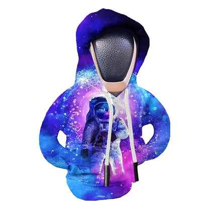 Universal Car Gear Shift Lever Cover Automotive Gear Shift Knob Sweatshirt Cover Vehicles Gear Knob Hoodies Interior Accessories