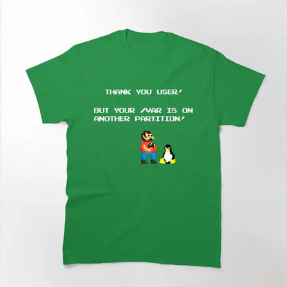 linux tux mario like troll Linux Just Sudo It Geek command computer softwar admin funny t shirt 100% cotton printed plus size