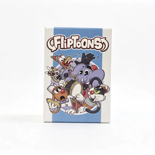 FlipToons Board Game | an Animated Deck-Building Card Game! | Easy to Learn  Family Game  with Classic Cartoon Style