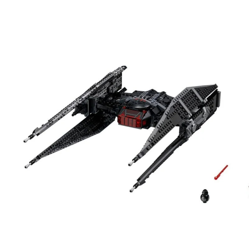 630PCS MOC Space Combat Series Carlo Ren's TIE Fighter  model DIY Creative Creative ChildToy Assembly Puzzle Birthday Gift