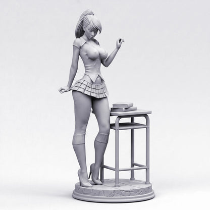 1/24 1/18 1/12 hot student Unpainted Unassembled 3D Printing Model Garage Kits (Requires Painting and Assembly)