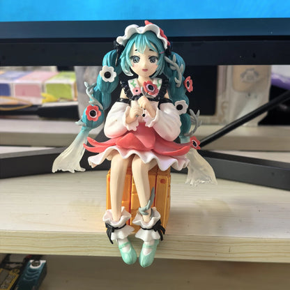 Anime Figure Wedding Dress Action Figures Kawaii Swimsuit Vocaloid PVC Collectible Model Toys Girl Gift