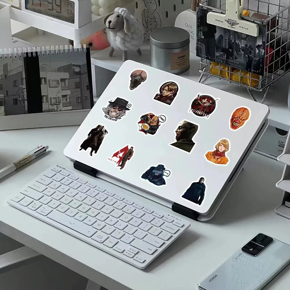 60PCS Resident Evil Stickers Graffiti Stickers DIY Diary Phone Case Handmade Scrapbook Aesthetic Stickers